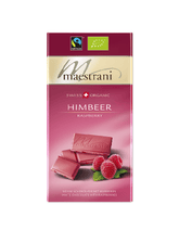 Bio Ciocolata cu Zmeura Himbeer Maestrani 80 g